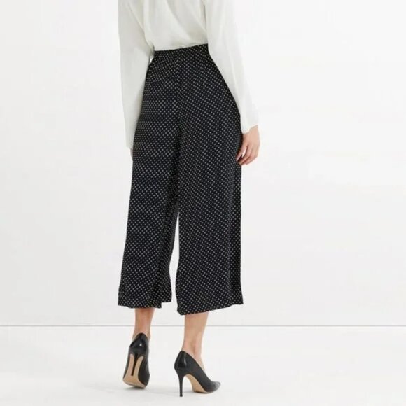 Theory Fluid Polka Dot Culotte Pants - Picture 4 of 9